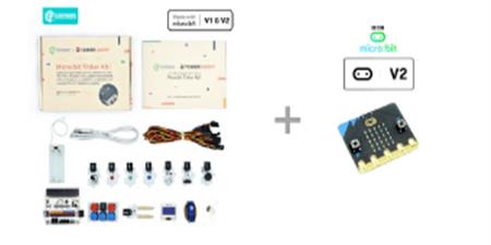 Pack microbit Elecfreaks Tinker Kit y placa microbit V2